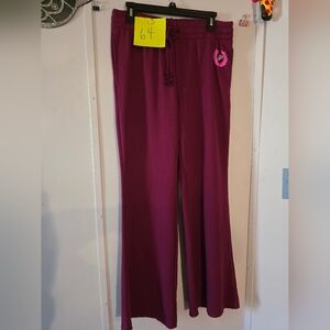 PINK Victorias Secret Pink Ivy Sweatpant Pink Logo Size LARGE NEW